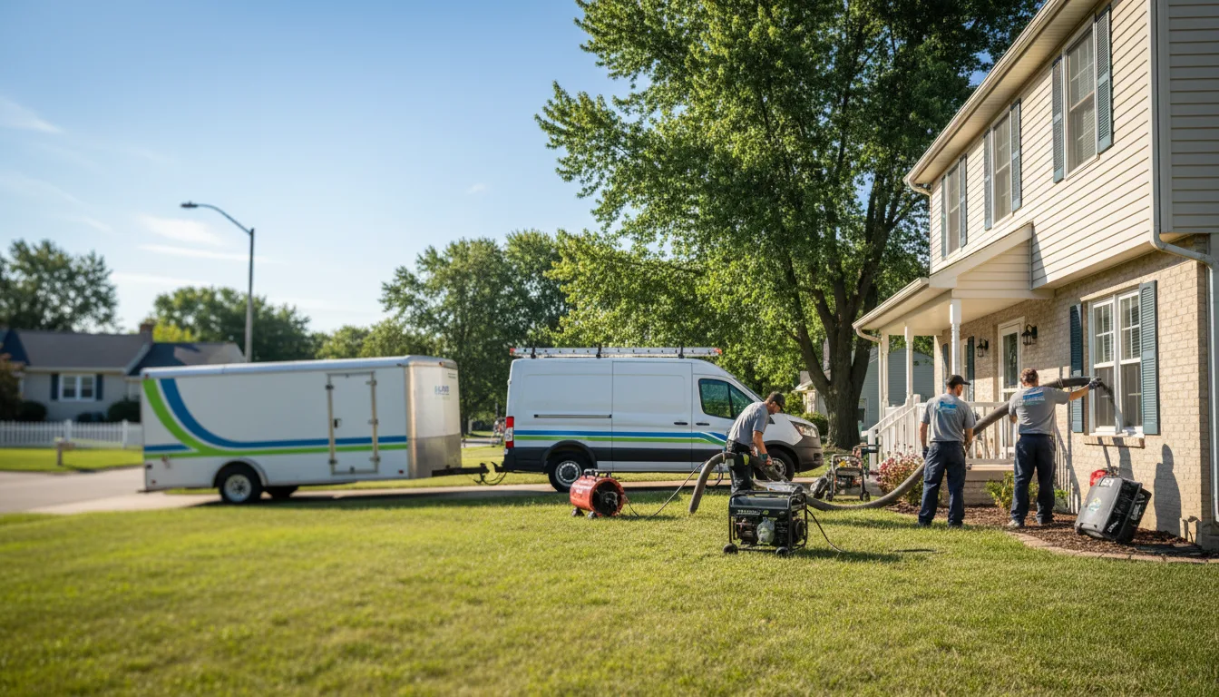 Flooded Basement Restoration And Cleanup With Repair in Switz City, IN near me